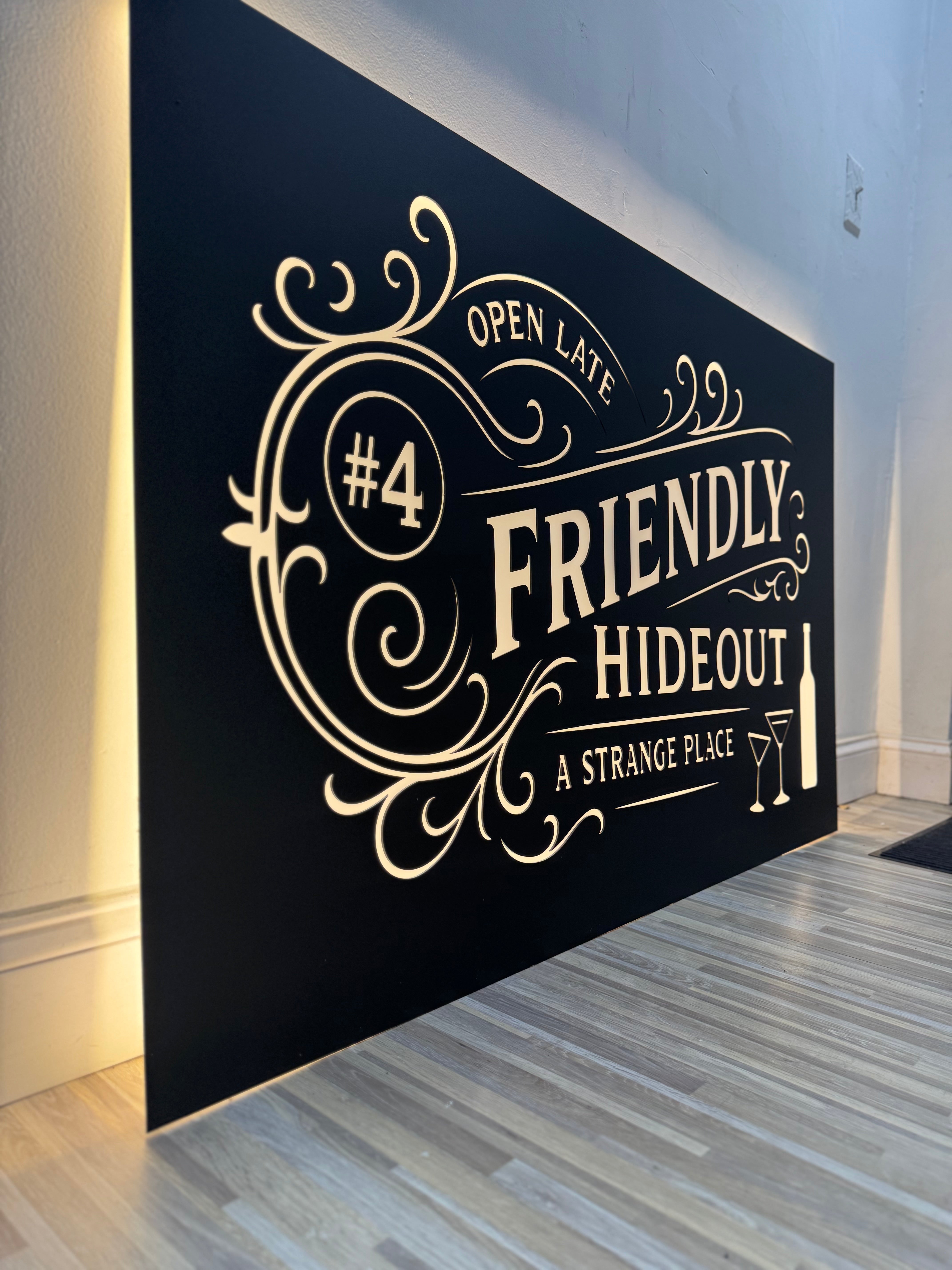 Backwoods Light Sign Custom LED Backlit Signs That Brighten Your Brand – Crafted 3D Signs