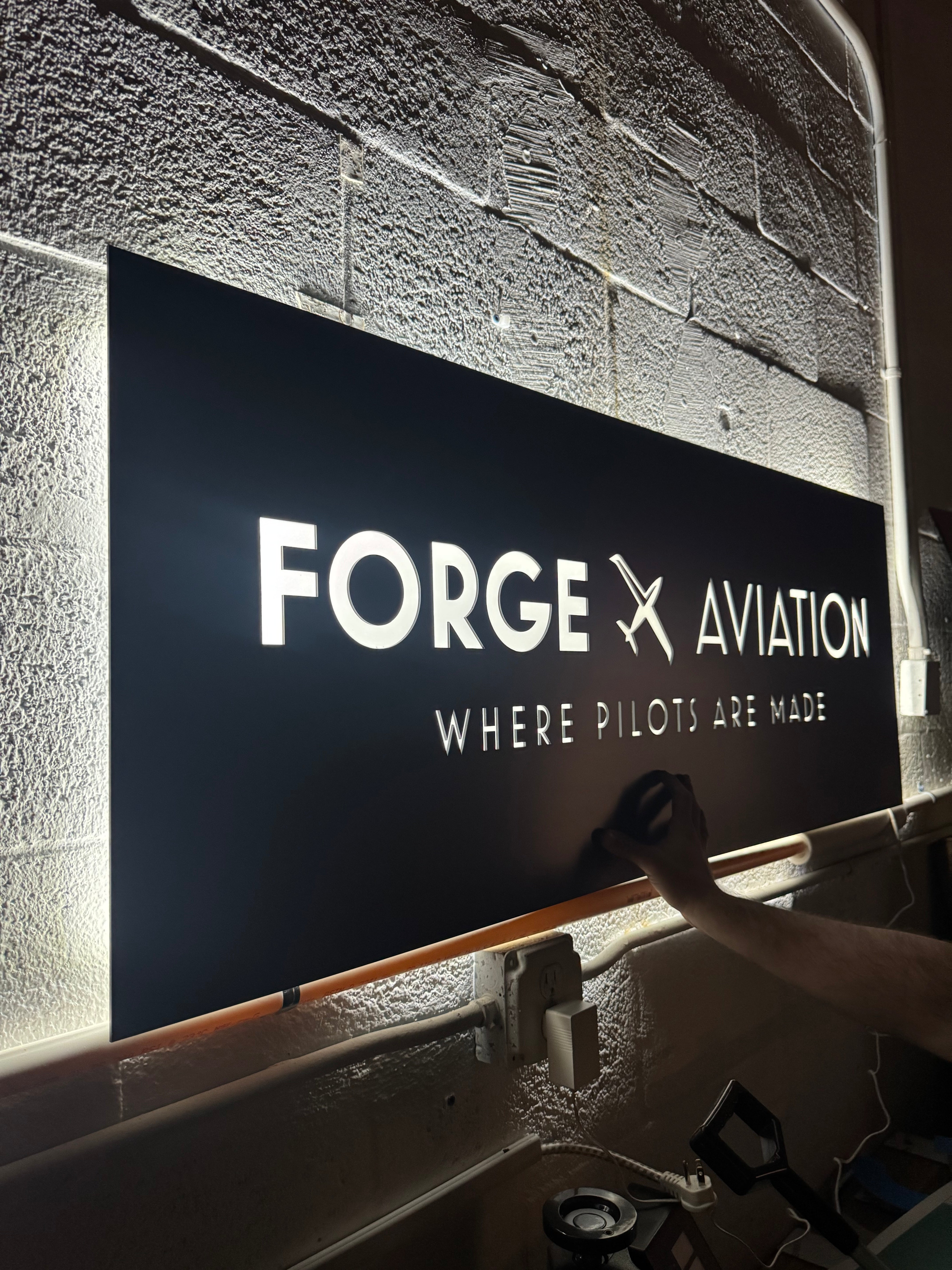 Back Light Sign Custom LED Backlit Signs That Brighten Your Brand – Crafted 3D Signs