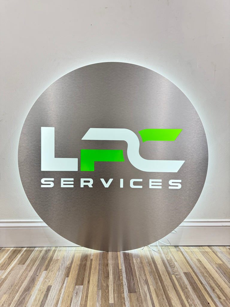 LPC services - Backlit Custom Sign
