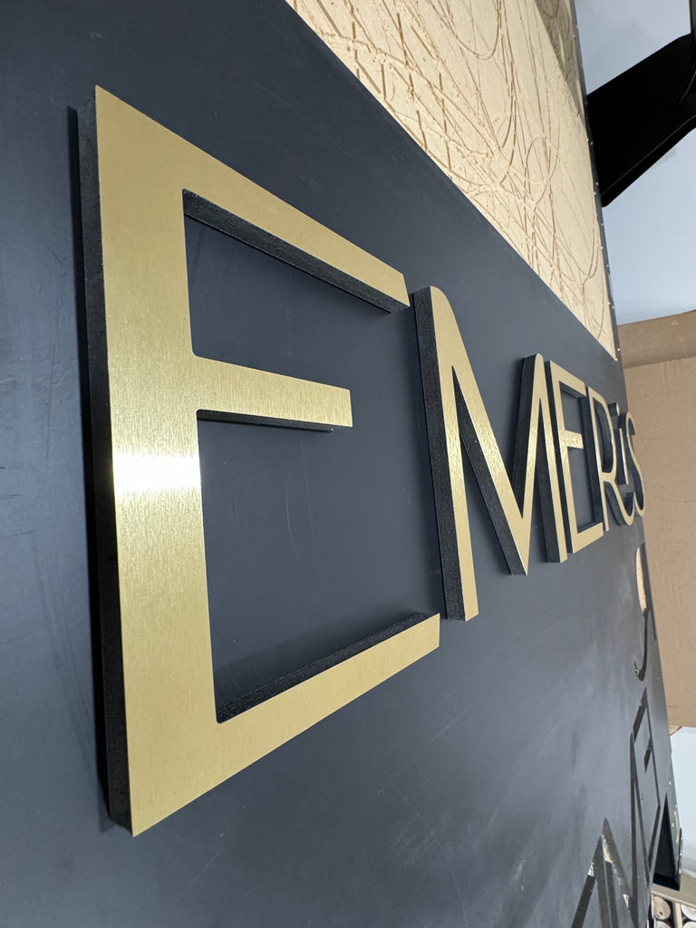 emeris - custom shape 3d logo sign
