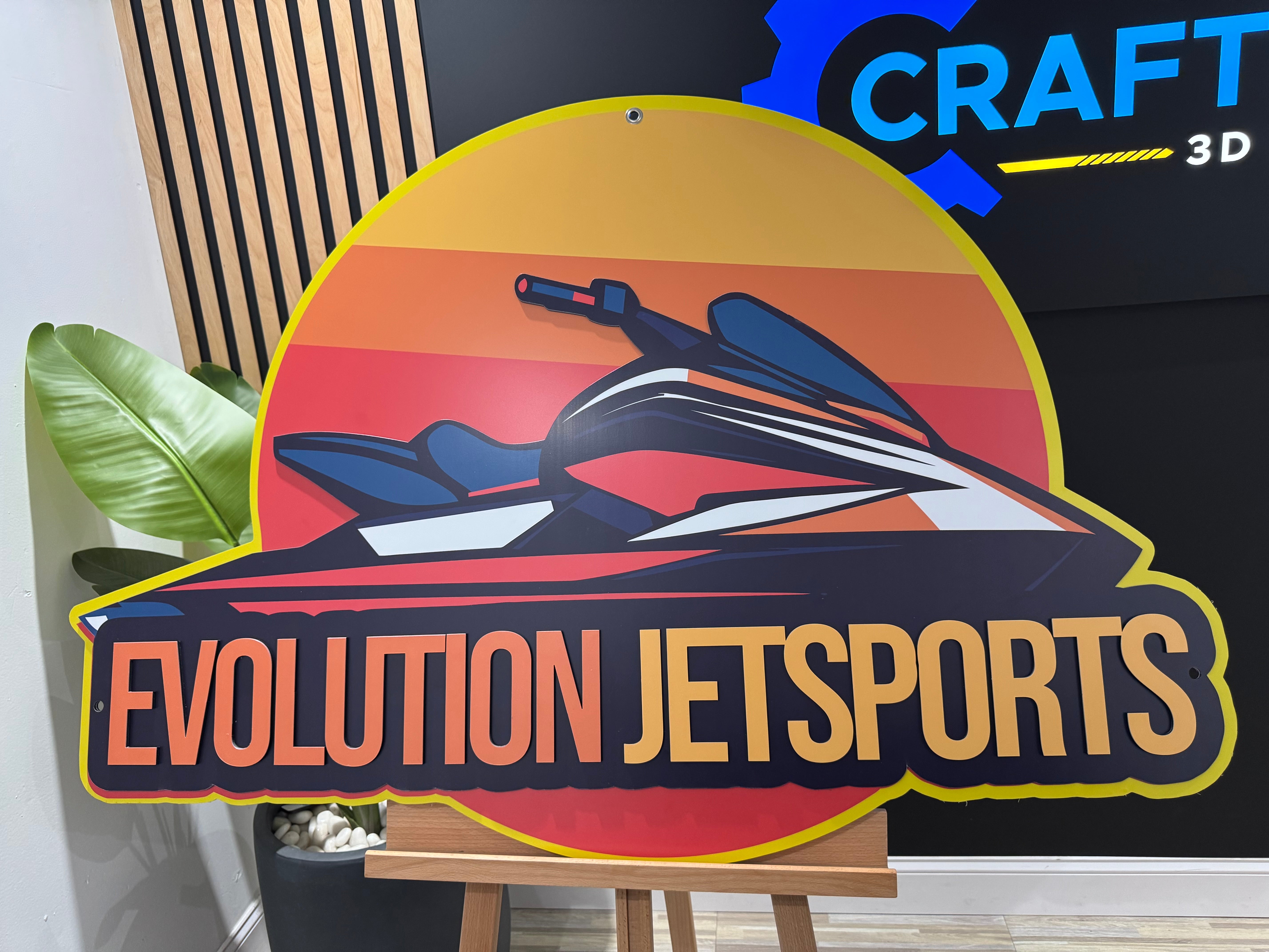 Custom Shape Indoor 3D Logo Sign For Businesses - Crafted 3D Signs