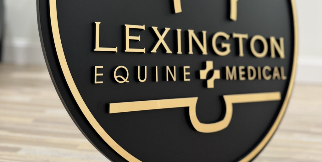Custom Round Indoor 3D Logo Sign – Crafted 3D Signs