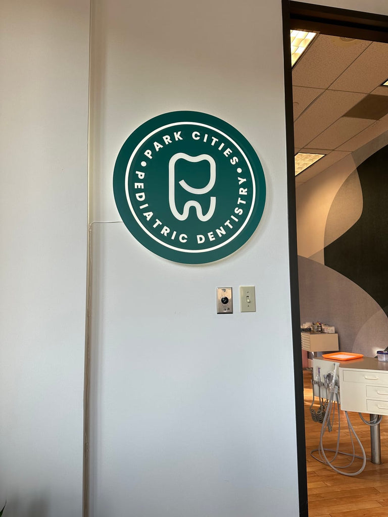 Custom Round Indoor 3D Logo Sign – Crafted 3D Signs