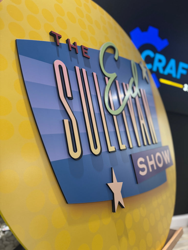 Custom Round Indoor 3D Logo Sign – Crafted 3D Signs