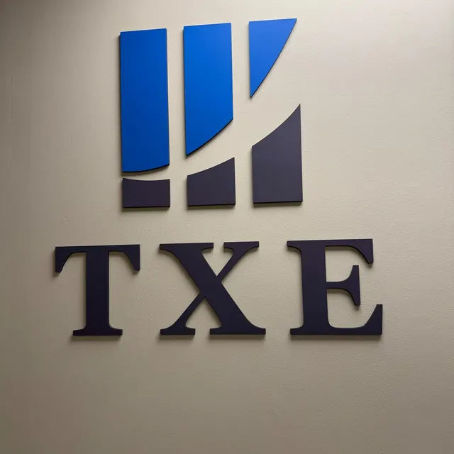 TXE- Custom Laser Cut Wall Logo