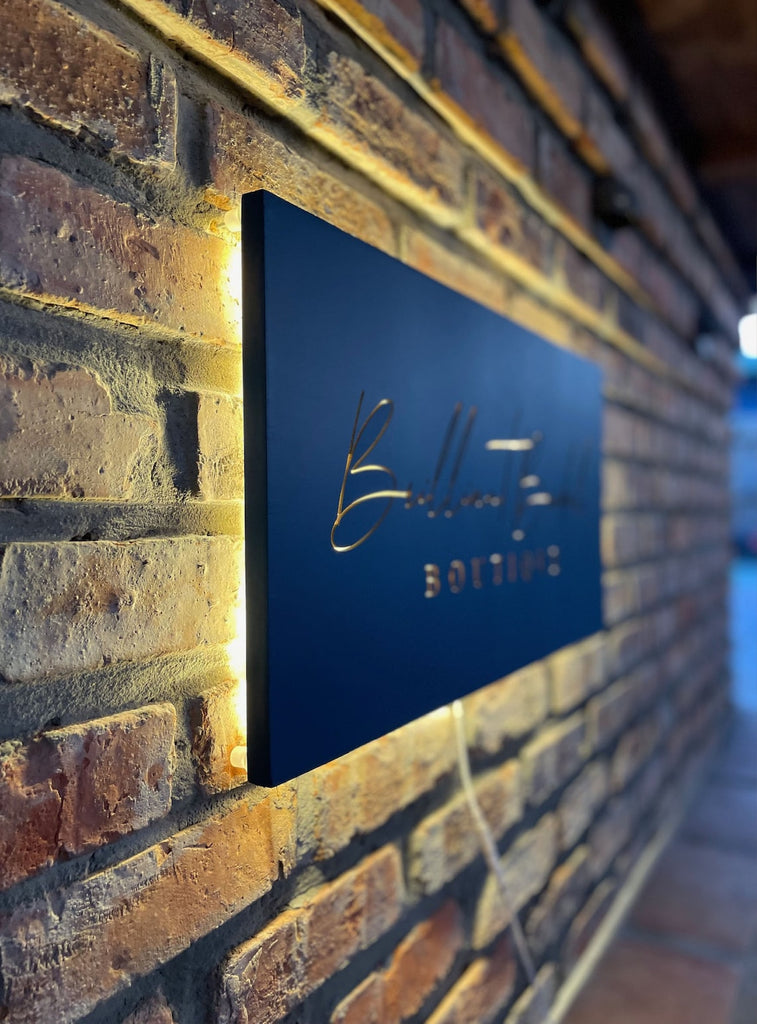 side angel - Backlit Custom Sign