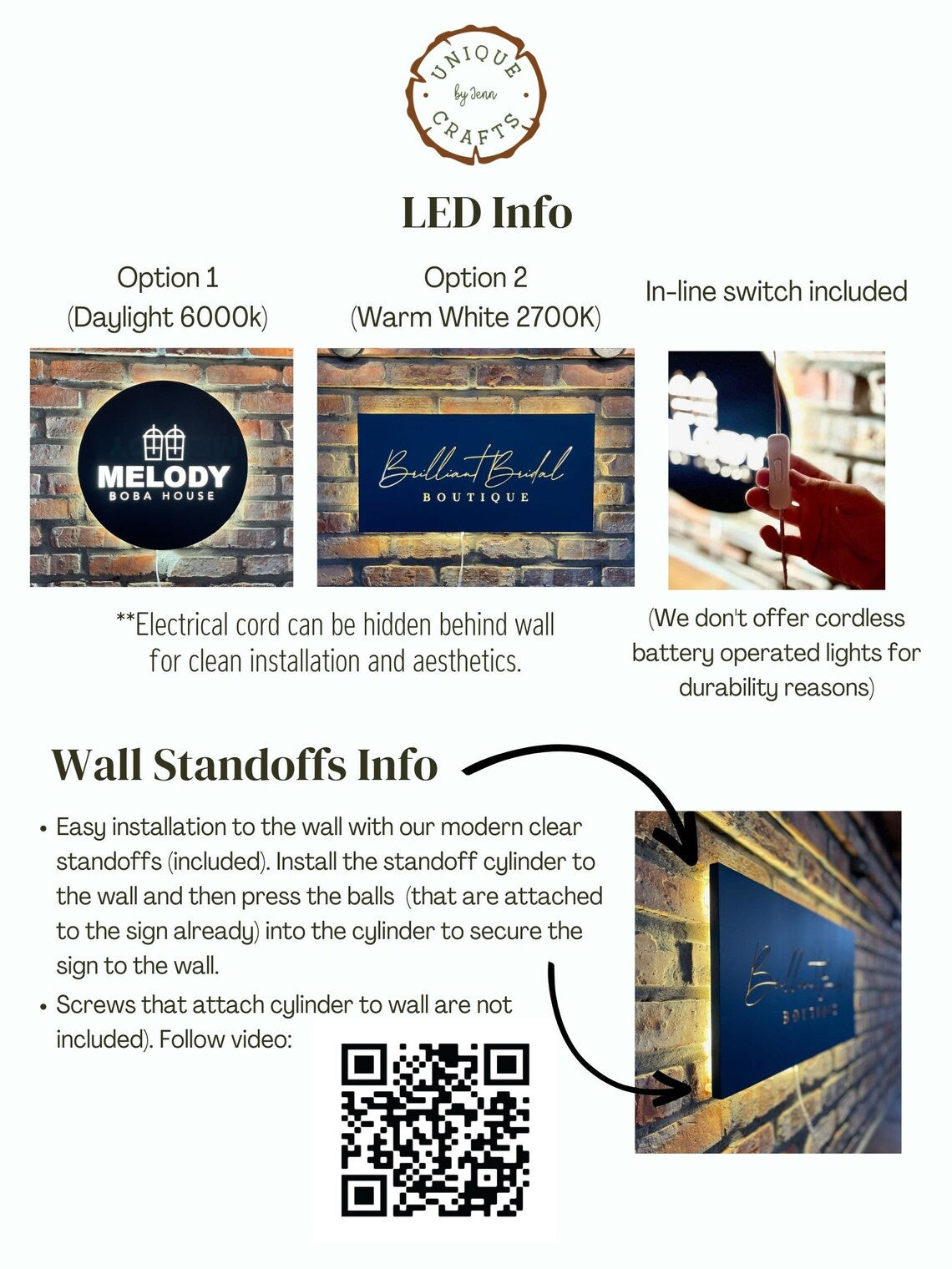 Benchmade Signs Personalized Custom Rectangular Wood Sign For Business – Crafted 3D Signs