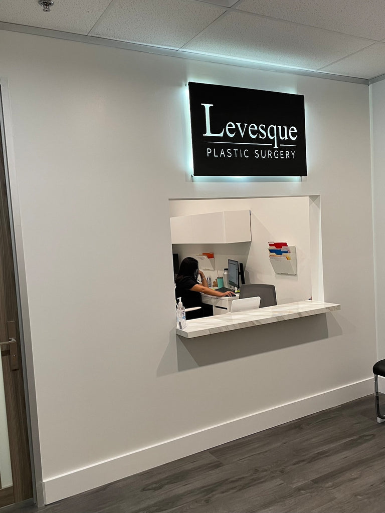 levesque plastic surgery- Backlit Custom Sign