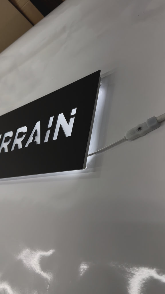 video 6 - Backlit Custom Sign