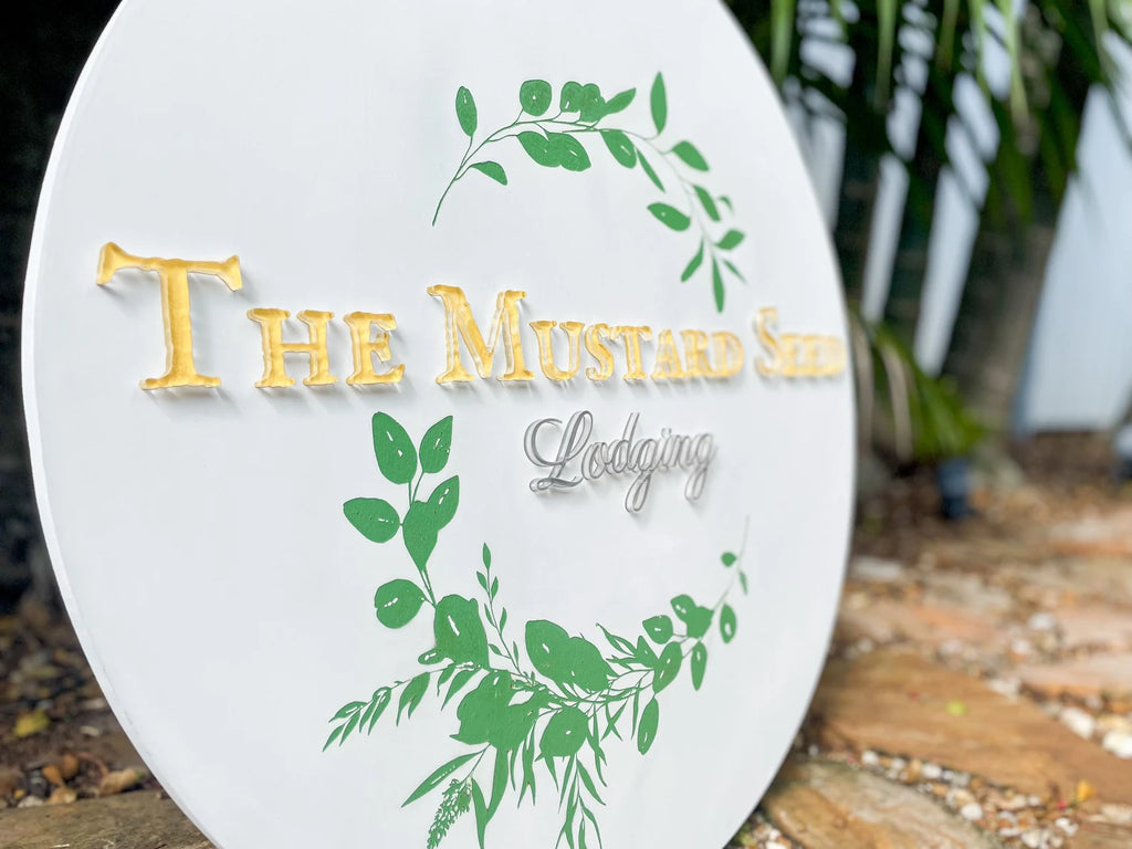 Round Business Logo Sign