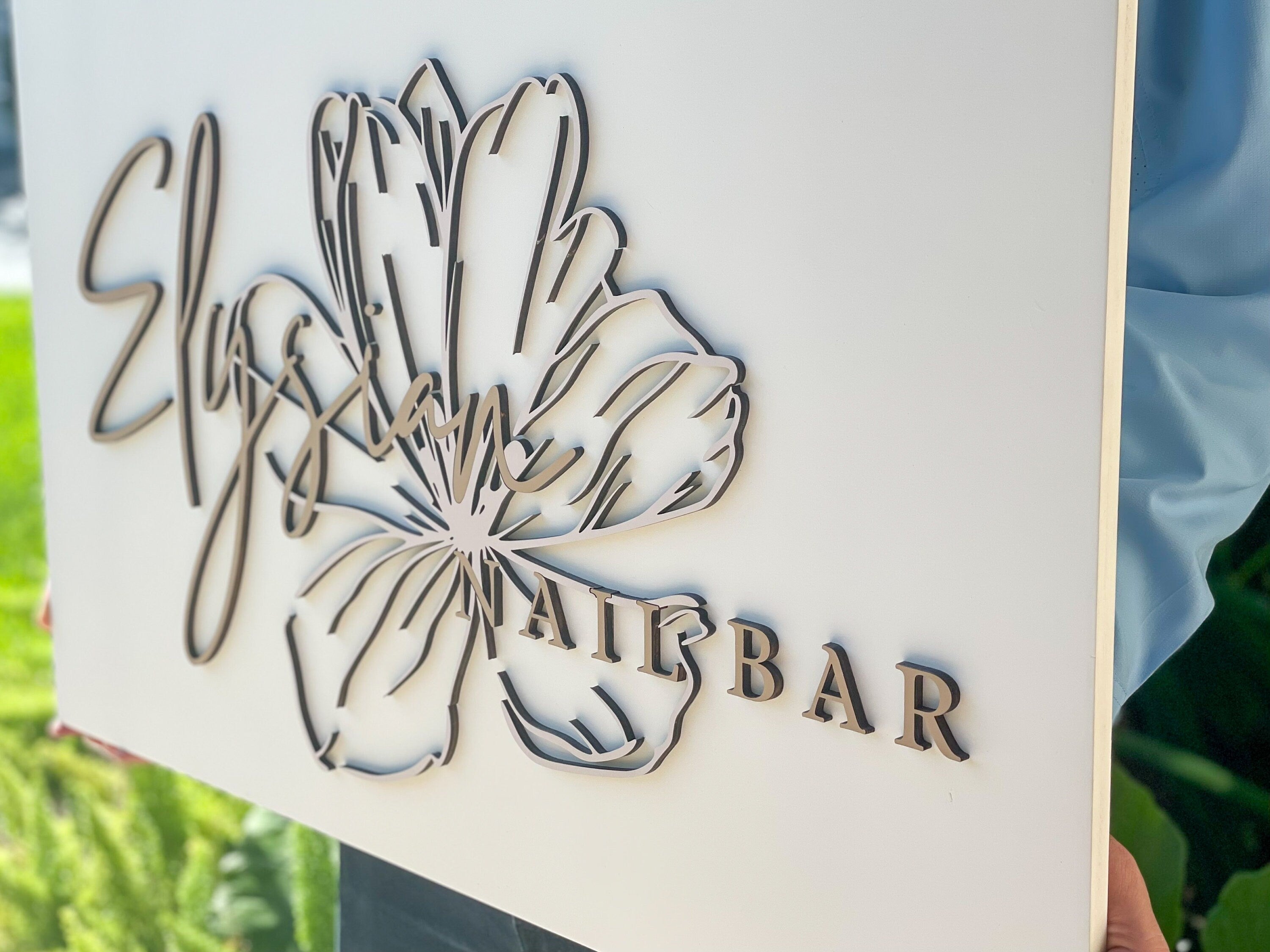 Personalized Custom Rectangular Wood Sign - Crafted 3D Signs